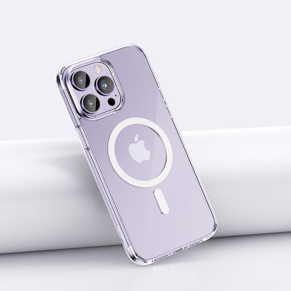 MCDODO MAGNETIC CLEAR FODRAL FORSTÄRKAT FOR MAGSAFE IPHONE 15 PLUS TRANSPARENT