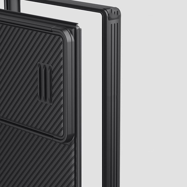 Nillkin CamShield S Magnetic Case Deksel til Samsung Galaxy S23 Ultra med MagSafe og kamerabeskyttelse svart