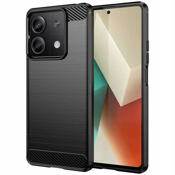 Spacecase Case Carbon Case För Xiaomi Redmi Note 13 5G Svart