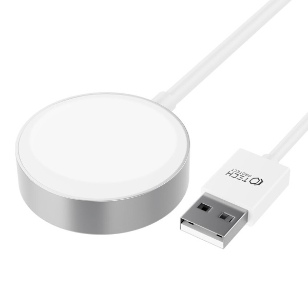TECH-PROTECT ULTRABOOST MAGNETISK LADEKABEL 120cm APPLE WATCH WHITE