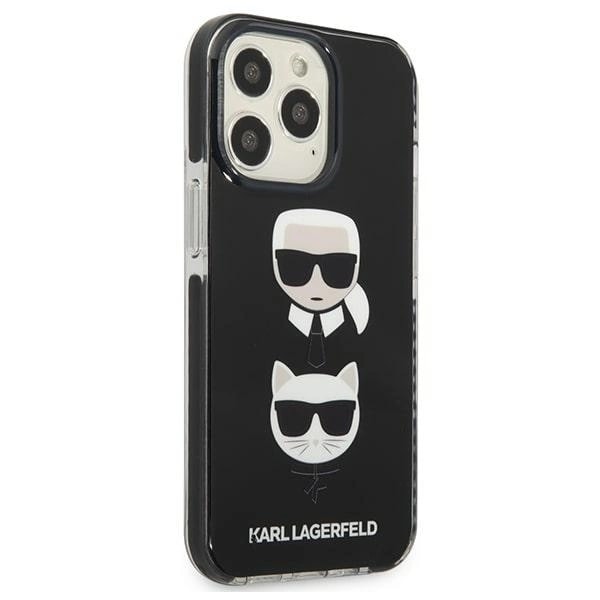 KARL LAGERFELD KARL&CHOUPETTE HEAD COVER TIL IPHONE 13 PRO / IPHONE 13 - SORT