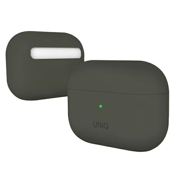 UNIQ Lino AirPods Pro Silikonetui grå/grå mose