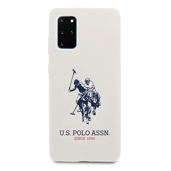 AMERIKANSK SAG POLO ASSN. SILIKONEKOLLEKTION TIL SAMSUNG GALAXY S20+ - HVID