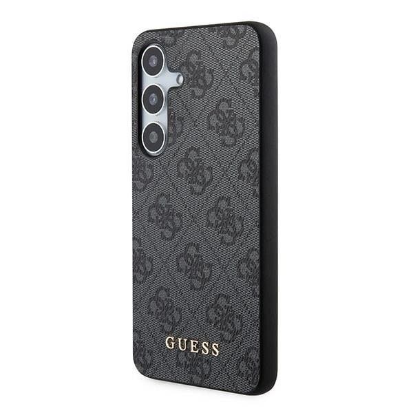 Guess 4G Metal Gold Logo Deksel til Samsung Galaxy S24 - Svart
