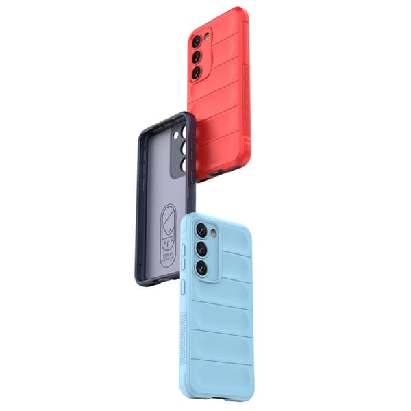 Magic Shield-deksel til Samsung Galaxy S23, fleksibelt pansret deksel, vinrød