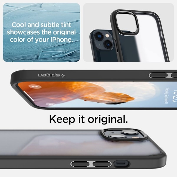 SPIGEN ULTRA HYBRID IPHONE 14 PLUS FROST SVART