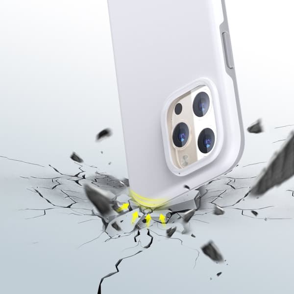 Choetech MFM Anti-dråpedeksel til iPhone 13 Pro Max hvit (PC0114-MFM-WH)