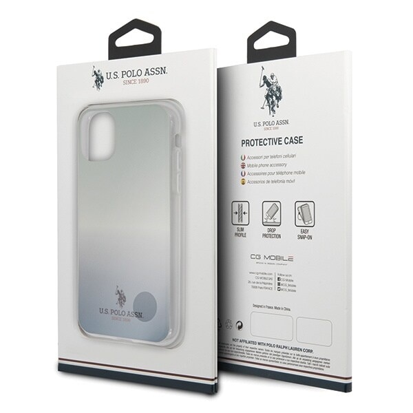 US Polo USHCN58TRDGLB iPhone 11 Pro blå/blå gradientmønstersamling