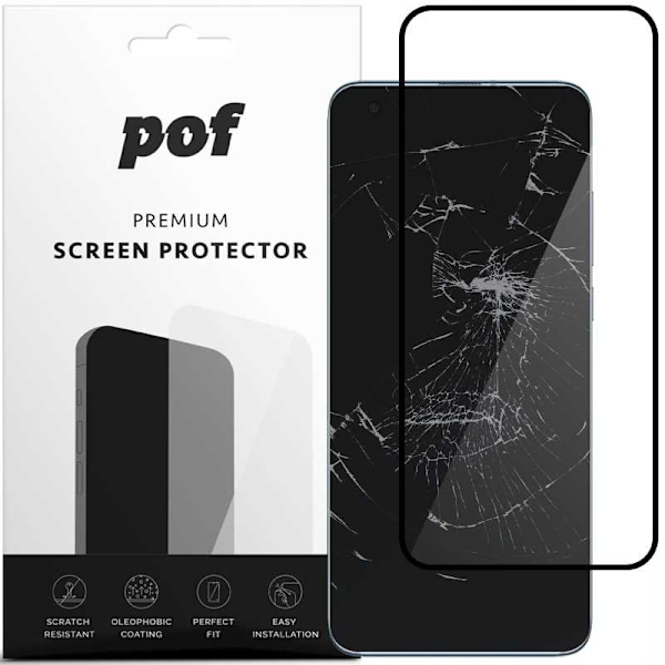 Pof Hela Skydd I Härdat Glas För Xiaomi 12T 12T Pro Black