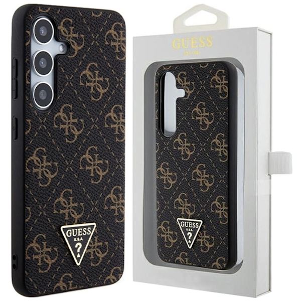 Guess 4G Triangle Deksel til Samsung Galaxy S24+ - Svart