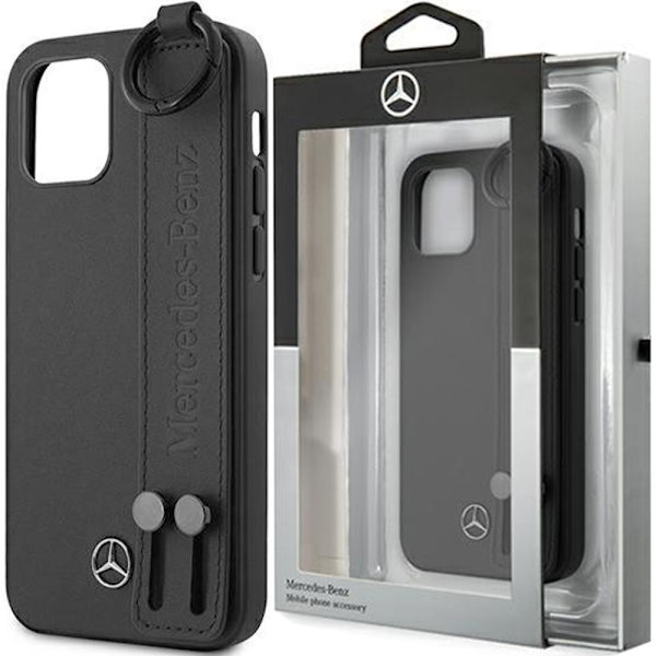 MERCEDES STRAP LINE ETUI TIL IPHONE 12 MINI - SORT