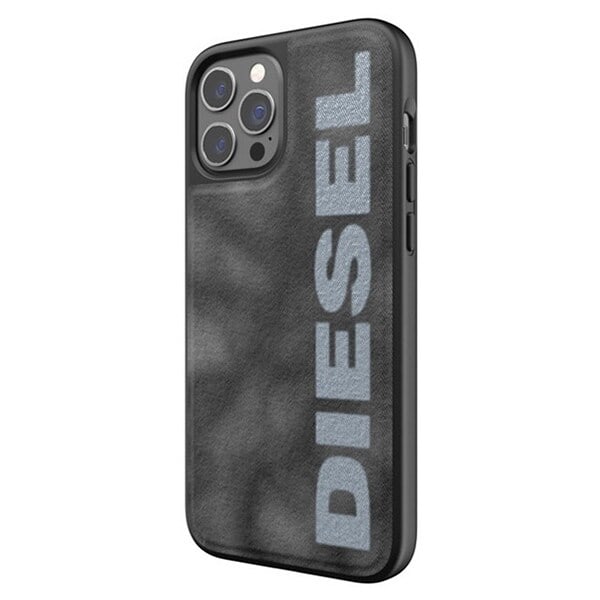 Dieselgjutet skal Bleached Denim iPhone 12/12 Pro grå-vit/grå-vit 44297