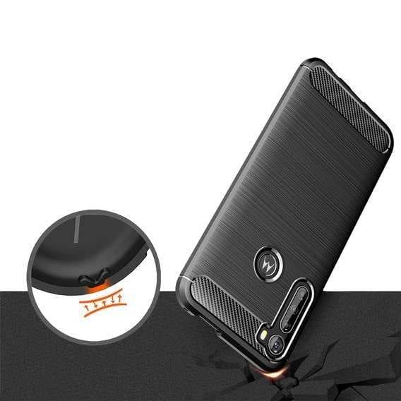 Spacecase Case Kolhäll För Motorola One Fusion+ 360 Grader