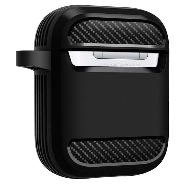 SPIGEN RUGGED ARMOR APPLE AIRPODS MATSVART