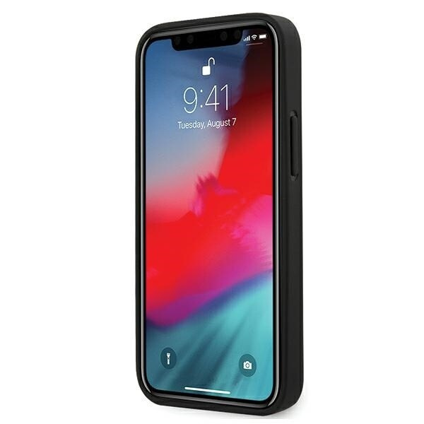 BMW M COLLECTION SMOOTH PU COVER TIL IPHONE 12 MINI - SORT