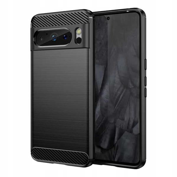 Spacecase Case Cover Till Google Pixel 8 Pro Black Carbon