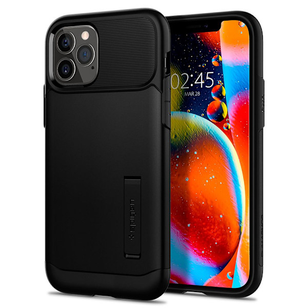 SPIGEN SLIM ARMOR IPHONE 12 PRO MAX SVART