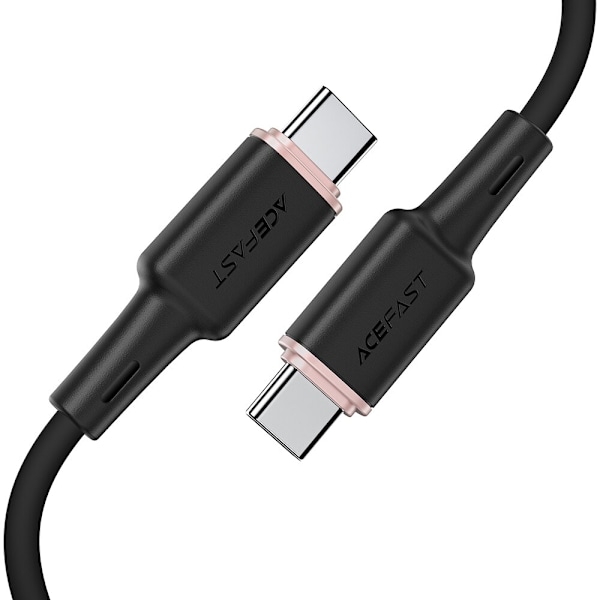 ACEFAST KABEL LANG STÆRK USB C - USB C 1,2M 60W (20V/3A) SORT