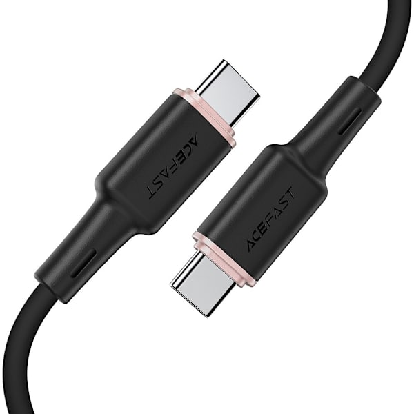 Acefast-kabel USB Type C - USB Type C 1,2m, 60W (20V/3A) svart (C2-03 svart)