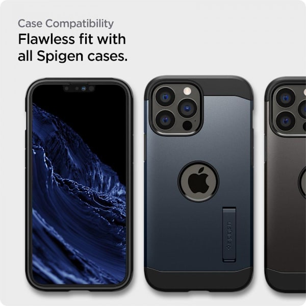 HERDET GLASS SPIGEN ALM GLASS FC 2-PACK IPHONE 13 PRO MAX / 14 PLUS SORT