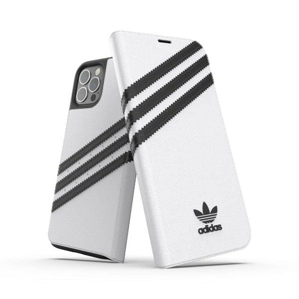 Adidas OR Booklet Fodral PU iPhone 12/12 Pro 6,1" vit svart/vit svart 42248