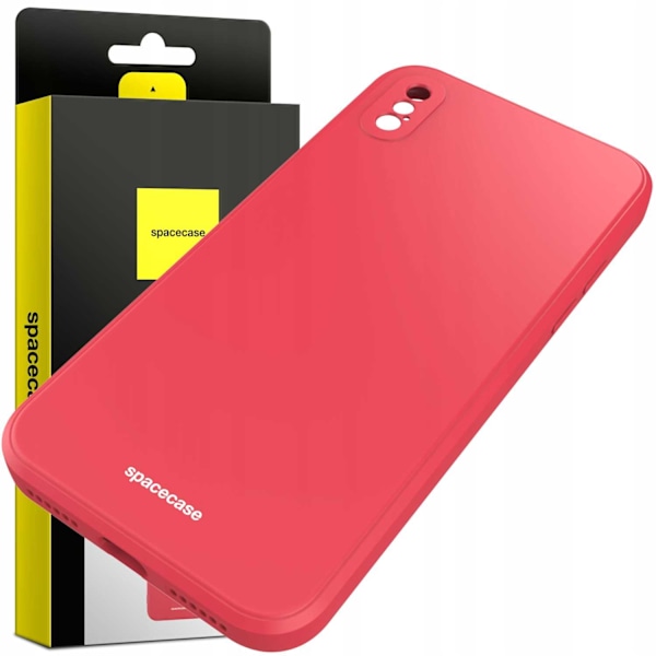 Spacecase Silikonfodral Till Iphone Xs Max Red