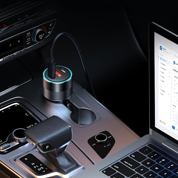 Choetech hurtiglader 130W 2xUSB-C + USB-A svart (TC0011)