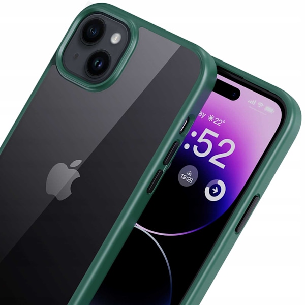 Spacecase-Fodral För Iphone 15 Metro Mörkgrön