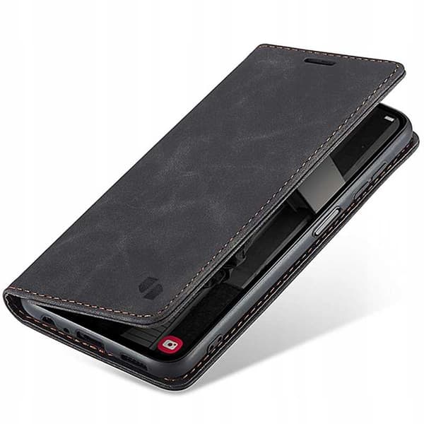 Spacecase Case Pålbocket Fodral För Samsung Galaxy A35 5G Svart