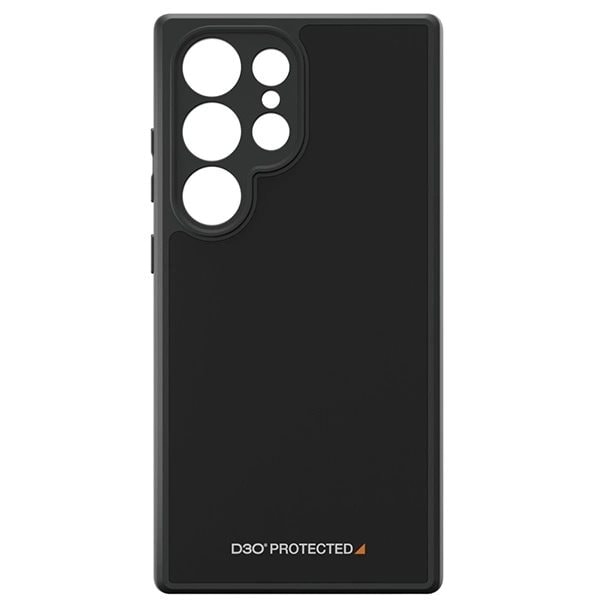 PanzerGlass HardCase D3O® Bio og Military Grade sertifisert for Samsung Galaxy S24 Ultra - Gjennomsiktig og svart