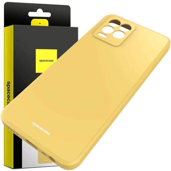 Spacecase Silikonecase För Realme 8 8 Pro Yellow Skydd