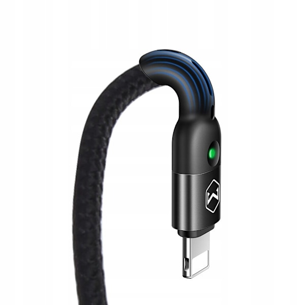 MCDODO USB LYN SPIRAL FJÄDER KABEL SNABB IPHONE 14 LED 2M