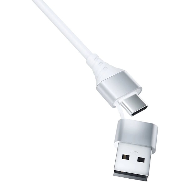3mk Hyperkabel 3in1 USB-A - USB-C / USB-C - mikro-USB - Lightning 1,5 m - hvit