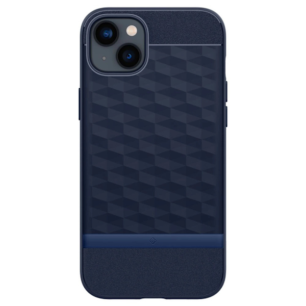 CASEOLOGY PARALLAX MAG ETUI MED MAGSAFE TIL IPHONE 14 PLUS - MARINEBLÅ