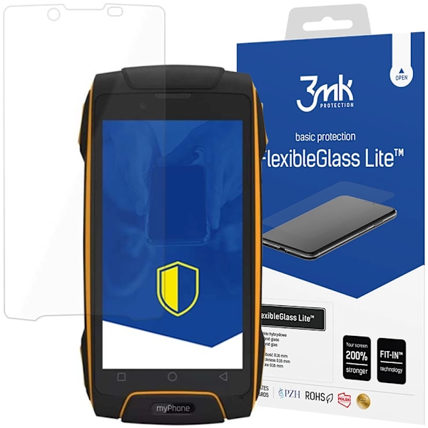 3MK FLEXIBLEGLASS LITE HYBRIDGLAS TIL MYPHONE HAMMER AX LTE