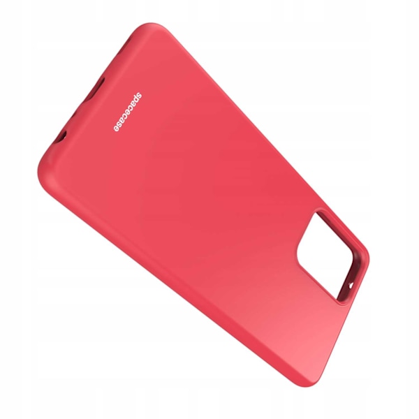 Spacecase Silikonfodral För Samsung Galaxy A52 A52S Röd
