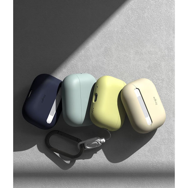 RING SILIKONE APPLE AIRPODS PRO 1/2 MIDNATT BLÅ