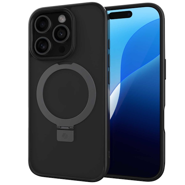 Spacecase Case Ring Pro Magnetic För Iphone 16 Pro Black