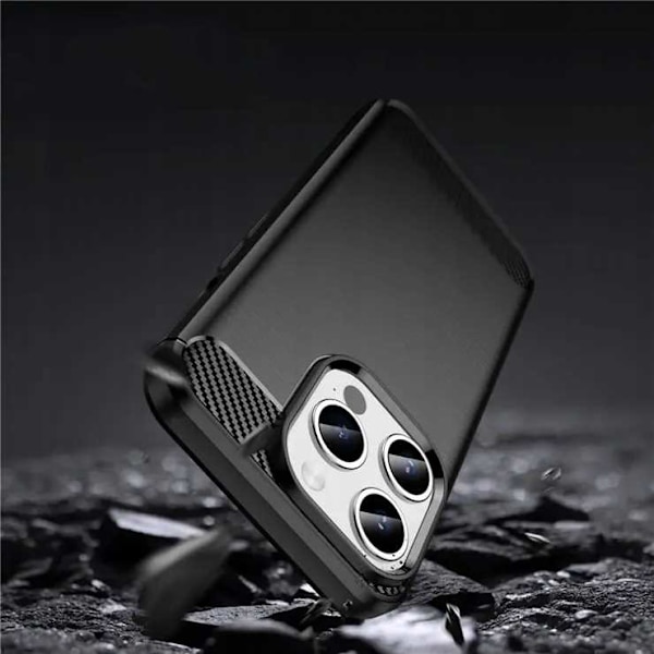 Spacecase Kolfodral För Iphone 15 Pro Svart Skyddsfodral