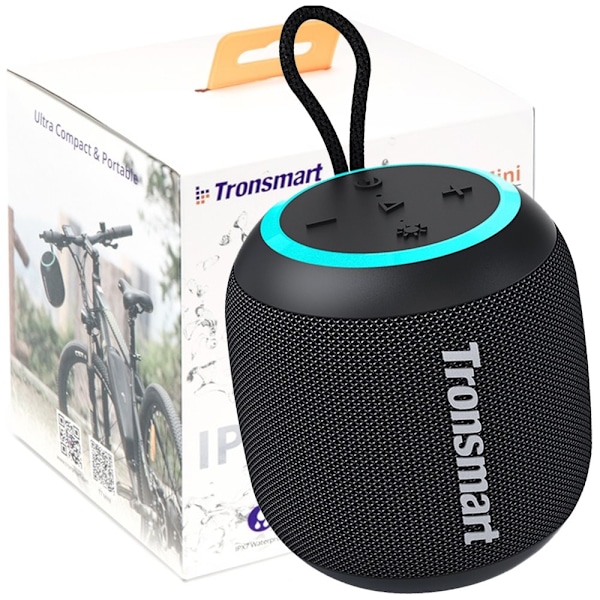 Tronsmart T7 Mini Bærbar trådløs Bluetooth 5.3 15W høyttaler Svart