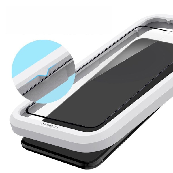 HÆRDET GLAS SPIGEN ALM GLAS FC IPHONE 11 SORT