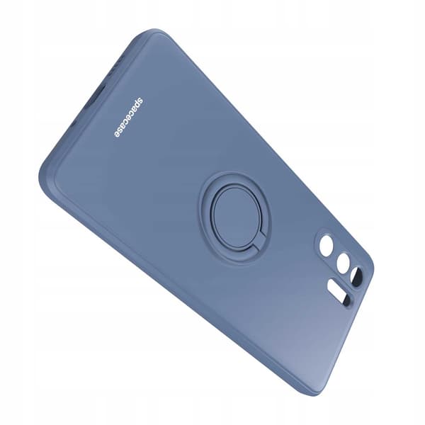 Spacecase Silikonfodral För Huawei P30 Pro Blå Ring