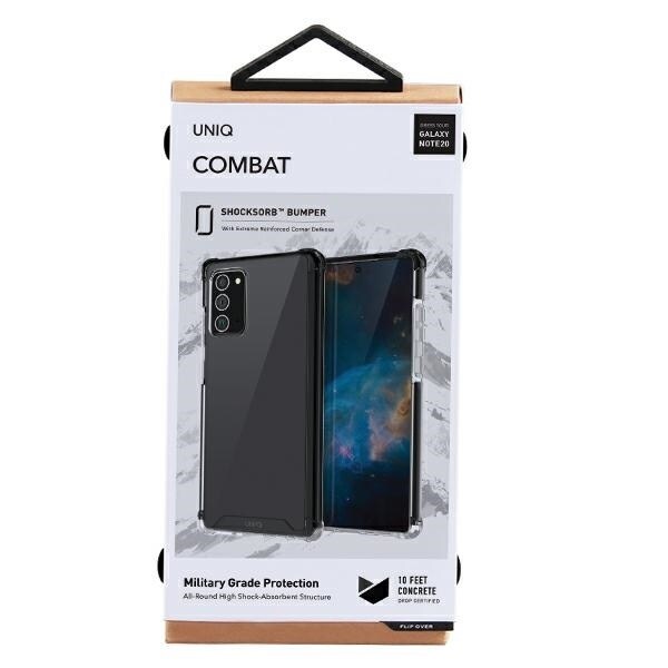 Uniq Combat-deksel til Samsung Galaxy Note 20 - Svart