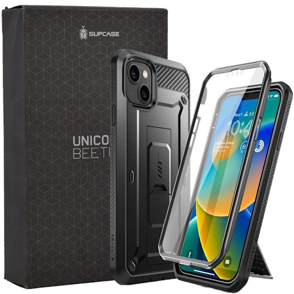 SUPCASE UNICORN BEETLE PRO ETUI TIL IPHONE 13 / IPHONE 14 - SORT
