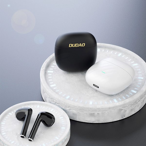 DUDAO U14+ TRÅDLØSE IN-EAR TWS BLUETOOTH 5.3 HOVEDTELEFONER - SORTE
