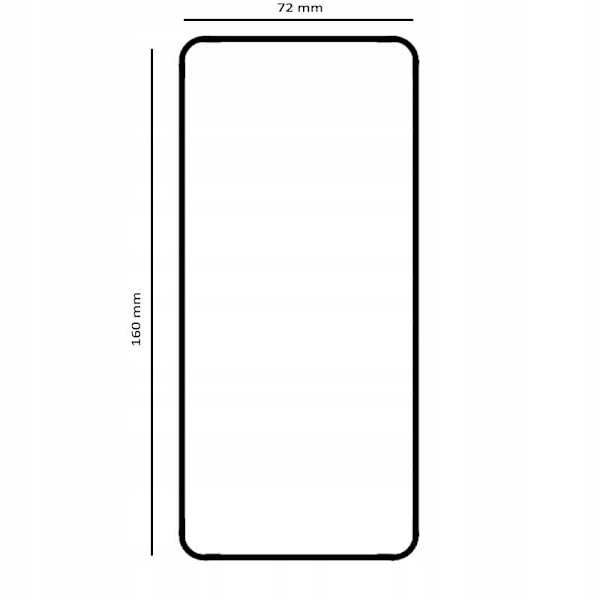 Spacecase 5D Härdat Glas För Samsung Galaxy M52 5G Skärmskydd