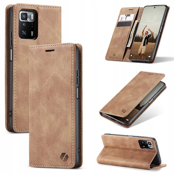 Spacecase-Fodral Pålånsskydd För Xiaomi Redmi Note 10 Pro Brown