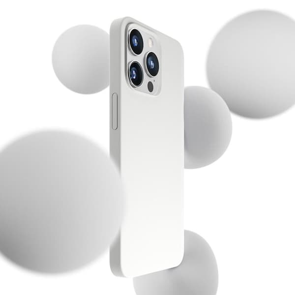 Apple iPhone 14 Pro Max - 3mk Hardy Silicone MagCase hvit