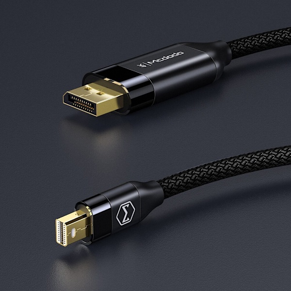 MCDODO KABEL MINI MONITOR PORT 1,4 DP 4K 165HZ TIL 2M HDR MONITOR