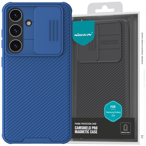 NILLKIN CASE BAGCOVERS TIL SAMSUNG GALAXY S24 BLÅ